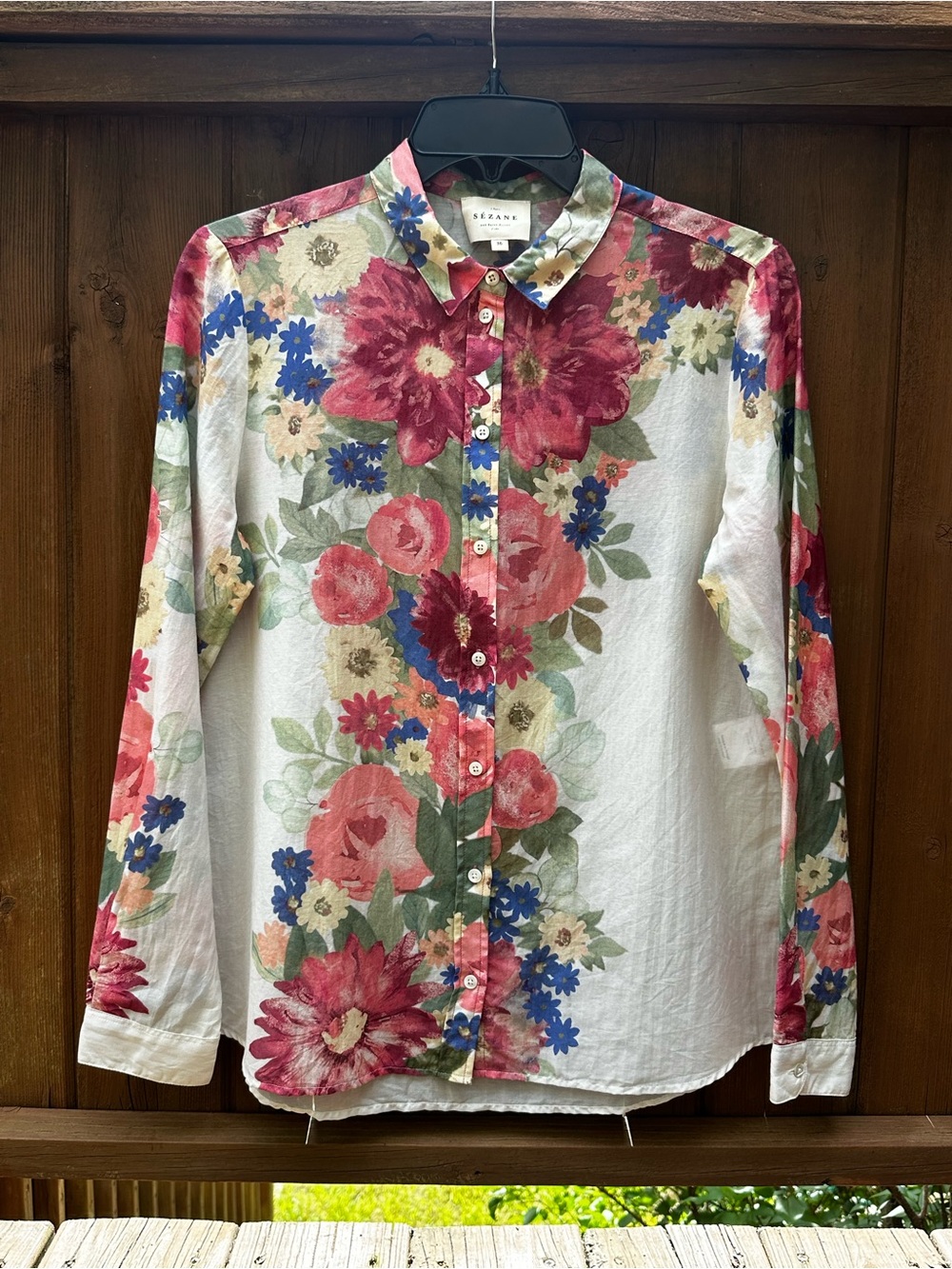 Sezane Pierro Shirt - Creation Floral - Picture 3 of 8